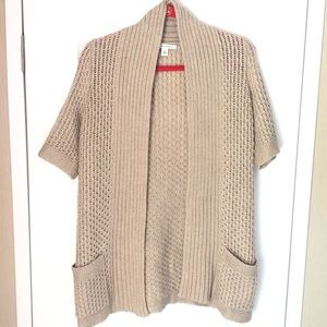 Banana Republic short sleeve cardigan sweater